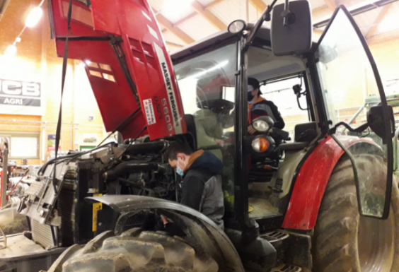 Découverte des métiers de la maintenance des machines agricoles – démonstrations